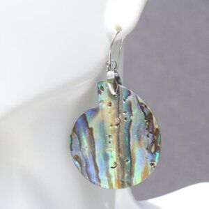 Handmade Paua Nautilus Earrings